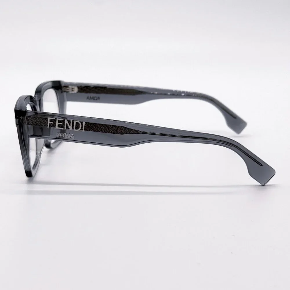 NEW FENDI FE50094I 020 GREY UNISEX EYEGLASSES FENDI